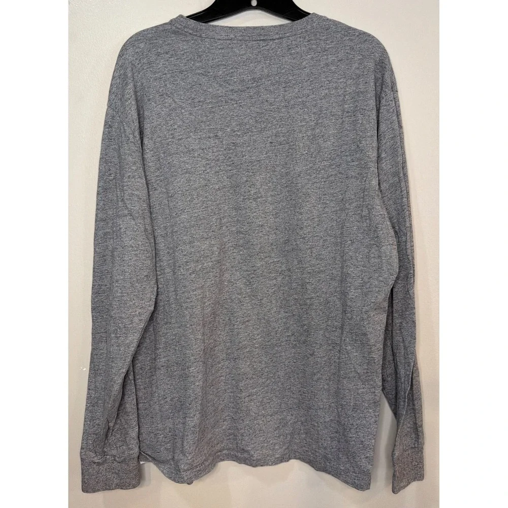 Polo Ralph Lauren Mens‎ XL Long Sleeve T-Shirt Heather Grey Pony Logo